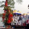 Quang cảnh lễ rước nước tại lễ hội truyền thống Cố đô Hoa Lư năm 2013. (Ảnh: Vũ Văn Đạt/Vietnam+)