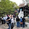 Chùa Một Cột - một điểm thu hút đông khách quốc tế khi đến Hà Nội. (Ảnh: Thanh Hà/TTXVN)