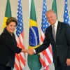Tổng thống Brazil, Dima Rousseff, tiếp Phó tổng thống Biden. (Nguồn: Agencia Brasil)