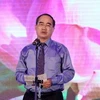 Phó Thủ tướng Nguyễn Thiện Nhân phát biểu tại buổi lễ. (Ảnh Lâm Khánh/TTXVN)