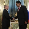 Tổng thống Nga Vladimir Putin hội đàm Tổng thống Venezuela Nicolas Maduro. (Nguồn: AFP/TTXVN)