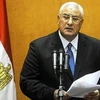 Tổng thống lâm thời Ai Cập Adli Mansour. (Nguồn: thelondoneveningpost)