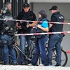 Lực lượng cảnh sát đặc biệt của Đức được điều động tới hiện trường.(Nguồn: AFP/TTXVN)