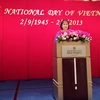 Tổng lãnh sự Nguyễn Thị Nhã phát biểu tại lễ kỷ niệm. (Ảnh: Hà Ngọc/Vietnam+)