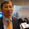 Ông Lê Dũng, Giám đốc Văn phòng đại diện Vietnam Airlines khu vực châu Âu đồng thời là Giám đốc Cơ quan chi nhánh Vietnam Airlines tại Pháp. (Ảnh: Hà Tuyên Nhất/Vietnam+)