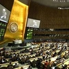 Một phiên họp của Đại hội đồng Liên hợp quốc. (Nguồn: AFP/TTXVN)
