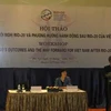 Hội thảo “Kết quả Hội nghị Rio+20 và phương hướng hành động sau Rio+20 của Việt Nam.” (Ảnh: Vietnam+)