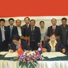 Hợp tác giữa PTI và Ngân hàng Phát triển Lào hứa hẹn mang lại thành công trong lĩnh vực bảo hiểm. (Ảnh: VNPT)