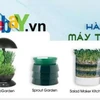 Máy trồng rau mầm được bày bán trên eBay.vn. (Ảnh: Vietnam+)