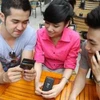 Chia sẻ kinh nghiệm sử dụng BlackBerry. (Ảnh: CTV/Vietnam+)