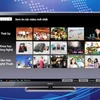 Người dùng có thể truy cập kho video của báo Thanh Niên qua Sony Internet tivi. (Ảnh: CTV/Vietnam+)