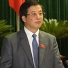 Bộ trưởng Bộ giao thông vận tải Hồ Nghĩa Dũng (Ảnh: Nguyễn Dân/TTXVN)