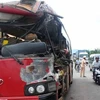 Những vụ tai nạn sẽ giảm nếu lực lượng chức năng tổng kiểm soát xe khách. (Ảnh: Quốc Việt/TTXVN)