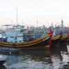 Tàu đánh cá xa bờ của ngư dân Bình Thuận tại cảng cá Phan Thiết. (Ảnh: Ngọc Hà/TTXVN)