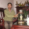 "Vua săn rắn độc" Nguyễn Quang Triết: "Tôi còn thích khuất phục mãnh xà." (Ảnh: Hùng Võ/Vietnam+)