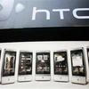 Gian hàng quảng cáo điện thoại của HTC tại Đài Loan ngày 3/3. (Nguồn: AP)