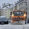 Xe dọn tuyết trên đường phố ở Muinch ngày 28/1. (Nguồn: AFP/TTXVN)