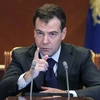 Tổng thống Nga Dmitry Medvedev. (Ảnh: AFP/TTXVN)