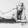 Bức tranh khỏa thân của Lady Gaga. (Nguồn: Internet)