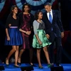 Đệ nhất phu nhân Mỹ trong lễ tái nhận chức của tổng thống của Mỹ - Barack Obama. (Nguồn: Đẹp/Vietnam+) 