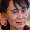 Thủ lĩnh phe đối lập Myanmar Aung San Suu Kyi. 