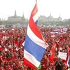 Những người "áo đỏ" biểu tình tại Bangkok (Nguồn: Internet)