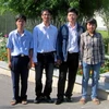 Đoàn học sinh Việt Nam tham dự cuộc thi toán quốc tế lần thứ 17 tại Bulgaria. (Nguồn: TTXVN)
