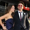 Vợ chồng "Người Sắt" Robert Downey và Susan Downey. (Nguồn: Getty images)