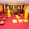 Phòng cầu nguyện dành cho những người theo đạo Phật tại ASIAD 16 (Nguồn: GAGOC)