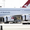 Máy bay A380 gặp phải sự cố của hãng hàng không Qantas. (Nguồn: Internet)
