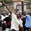 Người dân tham gia biểu tình tại Swaziland. (Nguồn: Reuters)