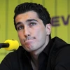 Nuri Sahin khóc trong cuộc họp báo chia tay Dortmund (Nguồn: Getty images)