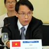 Phó Tổng Giám đốc Thông tấn xã Việt Nam Nguyễn Đức Lợi phát biểu tại Hội nghị. (Ảnh: Việt Trang/TTXVN)