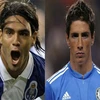 Fernando Torres (phải) và Falcao. (Nguồn: Internet)