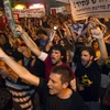 Những người tham gia biểu tình ở thành phố Jerusalem. (Nguồn: Reuters)