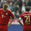 Nỗi thất vọng của các cầu thủ Bayern Munich. (Nguồn: Reuters)