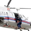 Trực thăng cứu hộ của cảnh sát Trung Quốc. (Nguồn: News.cn)