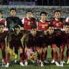 Đội hình ra quân của đội U23 Việt Nam ở trận gặp Sinh viên Hàn Quốc. (Ảnh: Quang Nhựt/TTXVN)