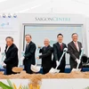 Lễ động thổ xây dựng dự án Saigon Center giai đoạn 2. (Ảnh Hoàng Hải/TTXVN)