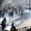 Đụng độ giữa người biểu tình và cảnh sát tại Syria. (Nguồn: Reuters)
