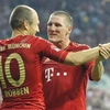 Schweinsteiger và Robben đã sẵn sàng tiếp đón Real. (Nguồn: AP)
