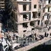 Hiện trường một vụ đánh bom ở Syria hôm 19/3. Ảnh minh họa. (Nguồn: AFP/TTXVN)