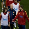 Carles Puyol là sự vắng mặt đáng tiếc nhất trong sơ đồ chiến thuật của Del Bosque . (Nguồn: Getty)