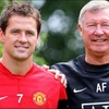 Huấn luyện viên Alex Ferguson và cậu học trò Michael Owen. (Nguồn: Internet)