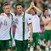 Robbie Keane và các đồng đội ngậm ngùi chia tay EURO 2012. (Nguồn: Getty)