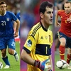 Pirlo, Casillas và Iniesta đang đứng trước cơ hội lớn giành danh hiệu Quả bóng Vàng . (Nguồn: Internet)