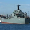 Tàu đổ bộ cỡ lớn "Saratov" thuộc Hạm đội biển Đen của Nga. (Nguồn: Internet)
