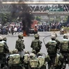 Đụng độ giữa quân đội Thái Lan và người biểu tình. Ảnh minh họa. (Nguồn: Reuters)