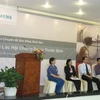 Các khách mời thỉnh giảng tại buổi hội thảo. (Nguồn: PV/Vietnam+)