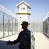 Lính Mỹ tại nhà tù Bagram. (Nguồn: Reuters)